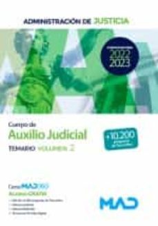 Cuerpo De Auxilio Judicial De La Administración De Justicia: Temario (Vol. 2)